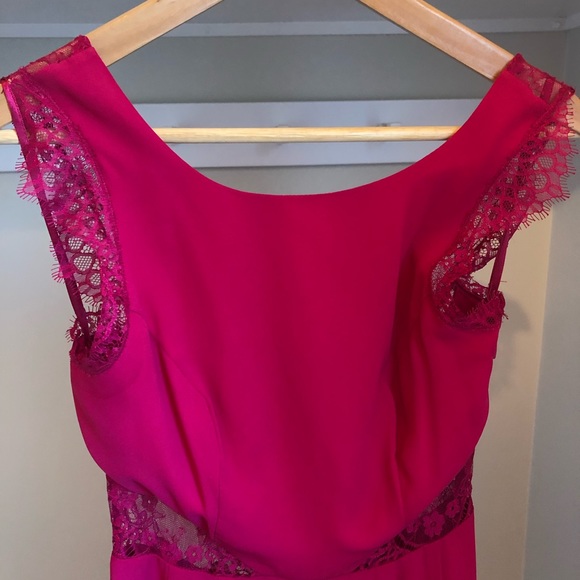 BCBG Maxaria Karey Lace Back Long Gown /Dress - Picture 2 of 6